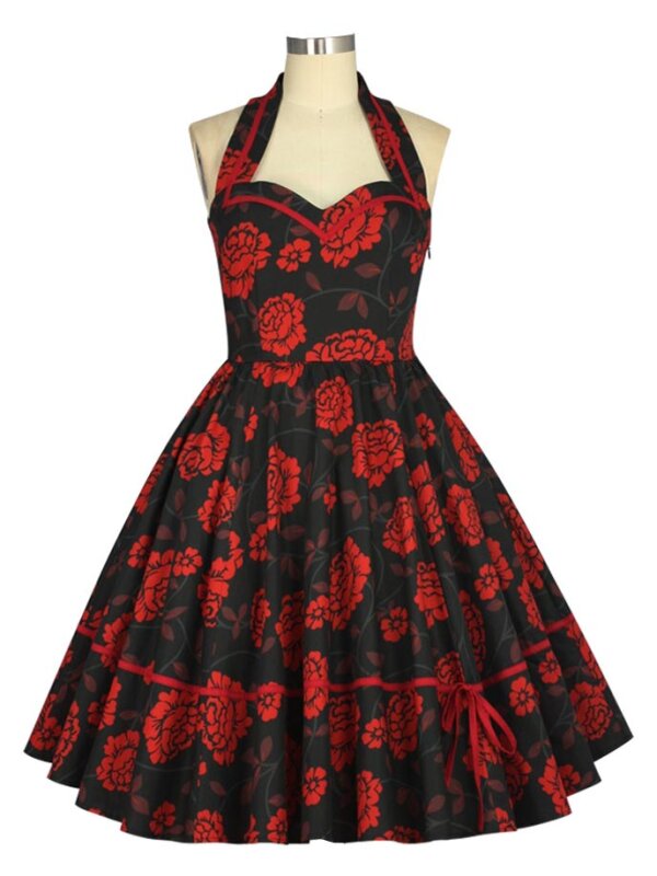 Sweetheart Vintage Kleid Schwarz Rot, 69,90 € | Rockabilly ...