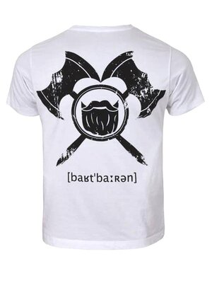 BarTbaren Big Back T-Shirt Weiss