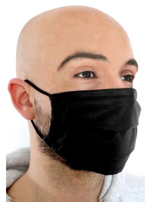 Herren-Stoffmaske aus 2 Lagen Baumwolle und Filter