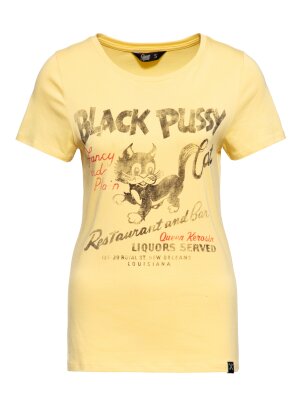 T-Shirt She Black Pussy Cat