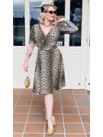 Matilda Swing-Kleid im Leoparden-Look