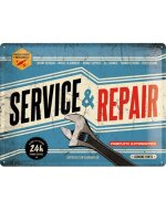 Service & Repair Blechschild