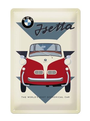 BMW Isetta Blechschild